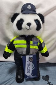 香港警察 熊貓公仔 交通警熊貓 高36cm 忠誠勇毅 心繫社會 香港警察禮品廊 香港警務處 HONG KONG POLICE HKP