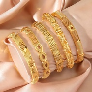 Middle Eastern Bridal Sand Gold Design Feeling High-End Personality Hollow Bracelet Women Long-Time 