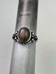 特價中透紫光拉長石925銀戒指