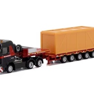 Mammoet 1/87 Scania 6X4 Low Board Trailer+Wooden Box Transporter Model 900035Limited Edition Model