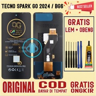 FREE LCD TOUCHSCREEN SCREWDRIVER GLUE TECNO SPARK GO 2024 / BG6 SCREENSENTUH TECNO SPARK SERIES ORIG