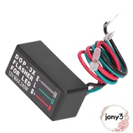 JONY Flash Relay, 12VDC DOP‑3X Flasher Relay, Universal 3 Wire Turn Signal Flasher Relay Motorcycle