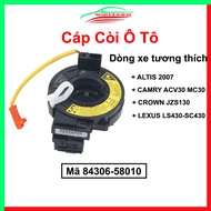 Cáp còi ô tô cuộn kèn cho xe Altis 2007 1ZZ FE CAMRY ACV30 MC30 CROWN JZS 130 LEXUS LS430-SC430 Mã 8