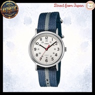 Timex T2N654 Watch For Men - Weekender TIMEX Brass Mineral Glass Nylon Cream