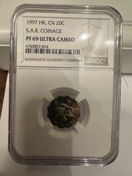 1997年香港CN 20C硬幣 PF 69 Ultra Cameo
