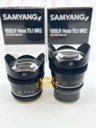 全新現貨✅Samyang 14mm T3.1 MK2 Cine Lens for Canon EF / Sony E FE (水貨) (Brand New) wide VDSLR 手動廣角電影鏡頭