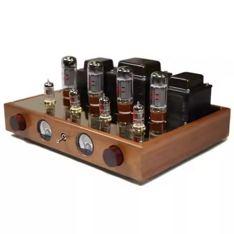 12AX7 12AU7 Push-pull EL34 5881 KT66 Tube Amplifier 25W 2.0 Class A Vacuum tube amplifier Point to p