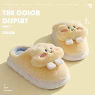 men slippers bedroom slippers slippers for women Cloud Cotton Plush Slippers - Warm & Thick Soles fo