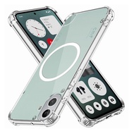 For Nothing CMF Phone 1 Case Magnetic Wireless Charger Sticker Shockproof Clear Soft Silicone Phone 