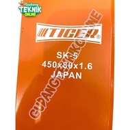 MATA Cod Available Tiger Proquip Grass Cutter Blade 450X80X1.6Mm Tiger Orange Black Pro-Quip / Brush