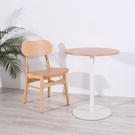 【白色】北歐 極簡 平板餐桌 / 咖啡桌 圓