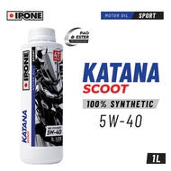 IPONE KATANA  * 1L * [ 5W40 ] 5W-40 / 5 W 40 4T ENGINE OIL SCOOTER FULL SYNTHETIC