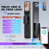 Work with Tuya Smart Lock Wifi Intercom Video Doorbell 3D Face Recognition Palmprint Fingerprint Loc
