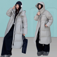 Hitchie A113-1729 Korean Fashion Hoodie Padded Winter Down Jacket Woman Fleece Baju Sejuk Tebal Park