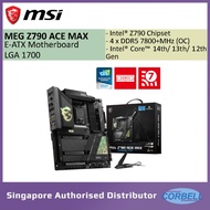 MSI Z790 ACE MAX E-ATX Motherboard Intel 12/13/14 | LGA 1700 | DDR5 7800+MHz | Quintuple M.2 Connect