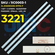 Harga tertera diatas adalah untuk satu set tv terdiri dari 2 strips Kondisi 100% baru kwalitas or