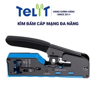 Multi-purpose network cable crimping pliers (RJ45, RJ11, 8P8C/RJ45, 6P6C/RJ12, RJ11,..)