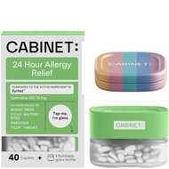 All Day Allergy Relief Cetirizine 10mg for Non-Drowsy Relief from Common Allergy Symptoms 40 Tablets