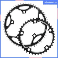 [RushrushrushMY] Road Bike Chainring Chainring Aluminum Alloy 130BCD Bike Supplies Black