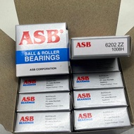 (10 PCS) Bearing 6202 ZZ ASB Klahar Wheel 6202ZZ