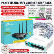 Paket Usaha Wifi Hotspot RT RW NET Voucher Cafe / Konter / Warkop