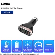 LDNIO C701Q 4 USB 6.6A FAST Car Charger