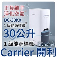 3天內送出 30公升 二合一 抽濕機 正負離子淨化空氣 DC-30KX 特有HEPA空氣過濾網 香港行貨 1級能源標籤 DC30KX