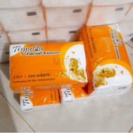 Tissue Tissue | Tissue Tissue | TISYUQU | Facial Tissue | Baby tissue | TISSUE 200 SHEETS | 2-Ply Ti