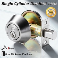 AL D101 Single Deadbolt Door Lock (Satin Stainless)(Also: Gateman)