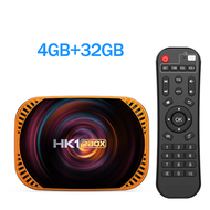 HK1 X4 RBOX 11ทีวี Amlogic S905X4 1000M 8K 3D 2.4G & 5G Dual Wifi สมาร์ทเซ็ทกล่องเครื่องเล่นมีเดีย4G