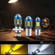 H4 BA20D P15D 66SMD LED Headlight 12V-80V | 3000LM Dual Color High/Low Beam for E-Motorcycles  Lampu