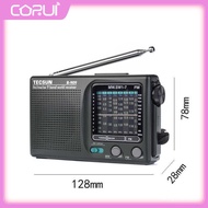 525-1610 Khz Retro Pocket Radio World Band Receiver Am/fm/sw Radio Tecsun R-909 Fm Portable Portable Radio Black 1-7 9 B