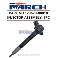 23670-08010 Diesel Fuel Injector Assembly 2367008010 for Toyota Hiace Hilux 2.5D 2KD-FTV 2GD-