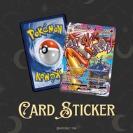 [Pokemon TCG Card Sticker - BLAZIKEN] TnG Sticker / Access Card Sticker / Card Sticker
