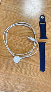 Apple Watch 44mm 原廠磁吸充電器 原裝錶帶 2條