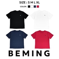 Bemingtop634(S-XL)-TEDDY TOP Round Neck T-Shirt Bmg Embroidery