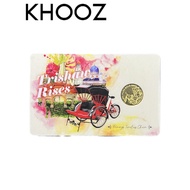 KHOOZ 999.9/24K Pure Gold Trishaw Rises Gold Bar (0.5g)