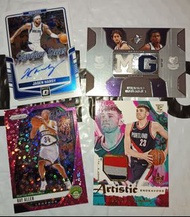 G60 四角超靚 Ray Allen Disco PRIZM #/50 $150 Donovan Clingan Rookie 3 Color Artistic JERSEY PATCH RC $15
