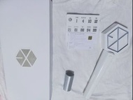EXO官方應援手燈 愛麗棒二代白色 不含電池 送xiumin水瓶跟手拿鏡