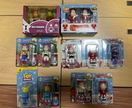 Pixar Disney 迪士尼 反斗奇兵 Toy Story Bearbrick 100% 1.box set  三眼仔 胡迪巴斯光年索克天王 翠斯