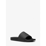 (PREORDER ETA 30 DAYS) Dawson Signature Logo Slide Sandal in Black for Men, US 9/UK 8