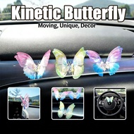 Cute Moving Decor Car Dashboard Console Accessory Ornament Kinetic Butterfly Mesmerizing Unique
