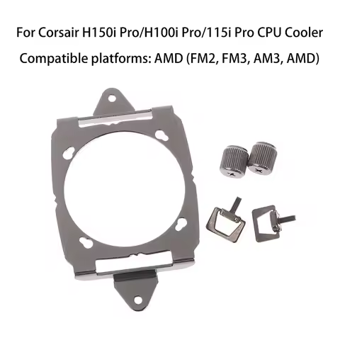 Metal Mounting Bracket Kit For Corsair H150i Pro/H100i Pro/115i Pro CPU Cooler Mounting Holder Hardw