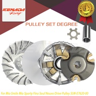 5LW-E7620-00 PULLEY SET For Mio 115 Al Al115c Miocarbu Sporty Soul Fino Nouvo
