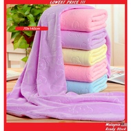 Bath Towel Quick Drying Absorbent Microfiber Toilet Bear Tuala Mandi Wanita Lelaki Kanak 70cm x 140c