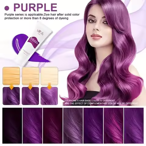 ViiLife 8 Color Varieties MoisturizingColorTreated Shampoo NoFading in 15 Days Intense Color Moistur