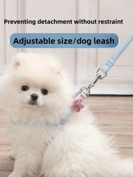 小型中大型犬狗牽引繩,泰迪金毛獵犬遛狗繩帶項圈,寵物用品