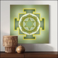 Ketu Yantra Meditative Geometric Art Quality Canvas Giclee Print for Vaastu Harmony