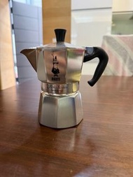 二手bialetti 摩卡壺 3杯份 +佈粉環