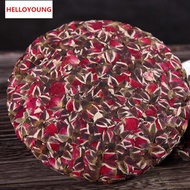 C-TS076 Blooming Compressed Flower Tea 200g Cake Scented Tea Gomphrena Rose Tea Gold Dried Rose Buds